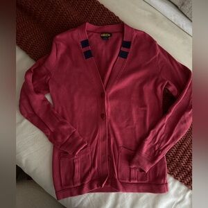Ralph Lauren Deep Pink Cardigan Sweater